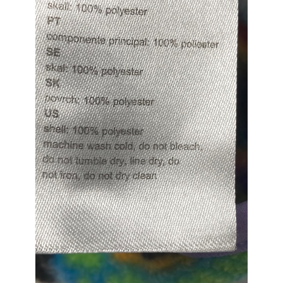 Wesc Milch Zigzag Fleece Pullover‎ Women's Medium Colorful 1/4 Zip - Picture 5 of 8